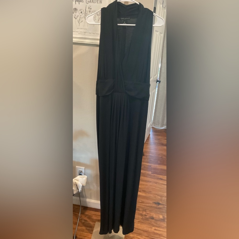 14th Place Women’s Plus Size Black Maxi Dress Size XXL